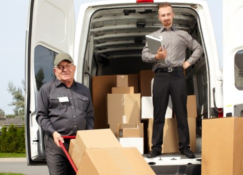Careful loading for a top-floor flat removal in Hammersmith