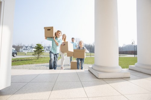 Local removals team planning a move in Hammersmith streets