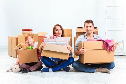 Office furniture and equipment being moved quickly by same day removals specialists