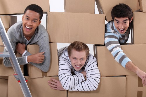 Preparation checklist and packed boxes for a Hammersmith move