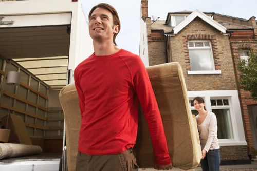 Furniture moving support for a flat in Hammersmith