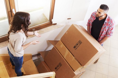 Piano transport being planned for a residential move in Hammersmith
