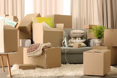 Careful loading of IT equipment during a commercial move